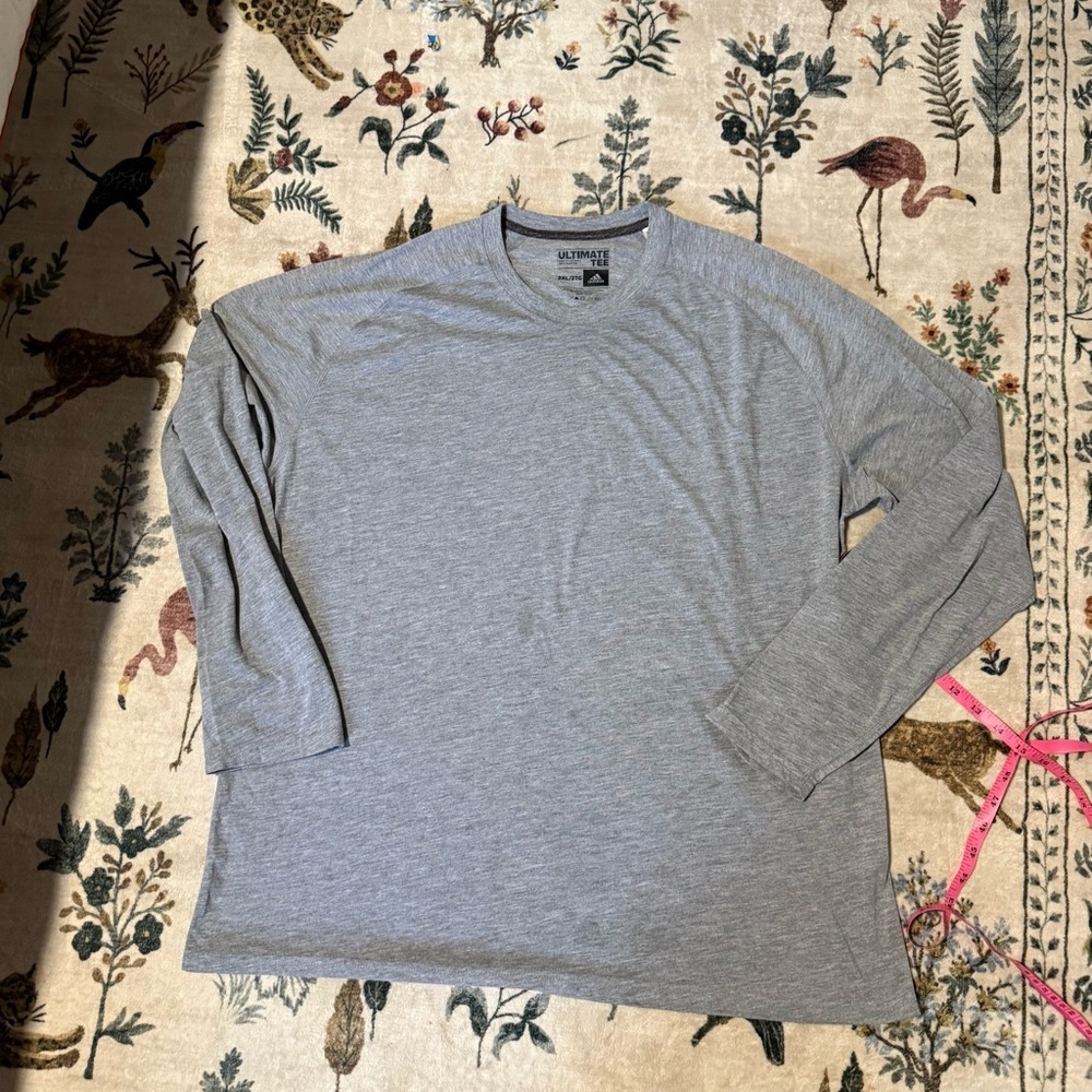 Adidas the ultimate tee Gray Long Sleeve Shirt XXL